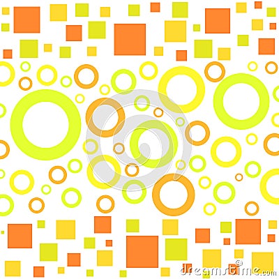 Funky circles and squares Stock Photo