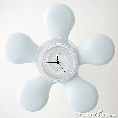 Funky clock Stock Photo