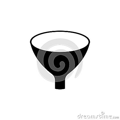 Funnel filter icon. Signs and symbols can be used for web, logo, mobile app, UI, UX Vector Illustration