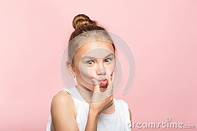 Funny amusing fooling around pout carefree leisure Stock Photo
