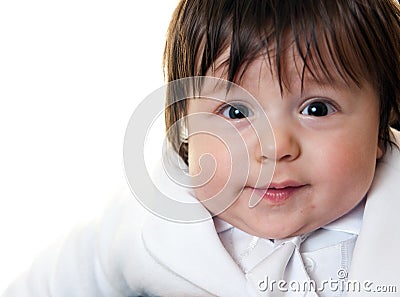 Funny baby boy Stock Photo