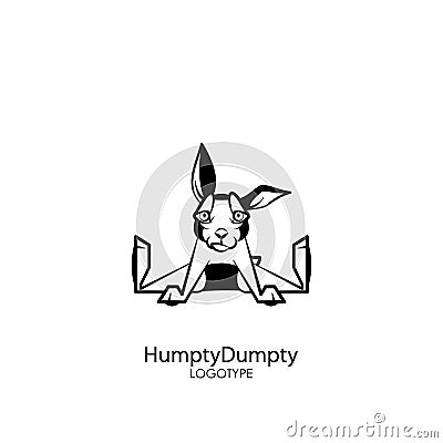 Funny bunny Vector Illustration