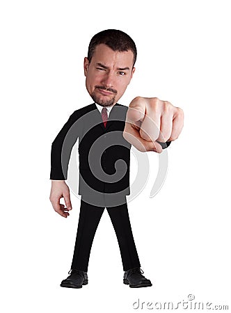 Funny businessman Stock Photo