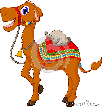 Funny camel cartoon Stock Photo