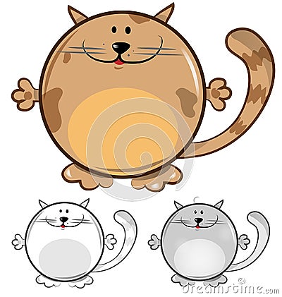 Funny Cat Cartoon Vector Illustration | CartoonDealer.com #46627188