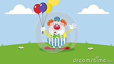 Funny Clown Cartoon Character with Balloons and Birthday Cake Stock Video - Video of balloons, cheerful: 211354291 Funny Clown Cartoon Character with Balloons and Birthday Cake Stock Video - Video of balloons, cheerful: 211354291