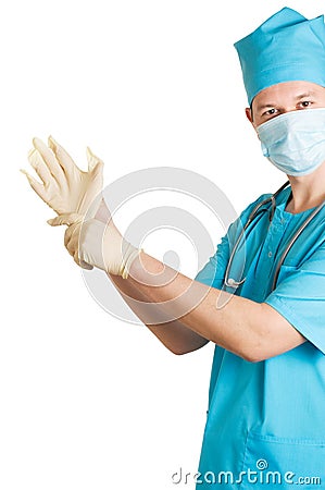 Funny doctor Stock Photo