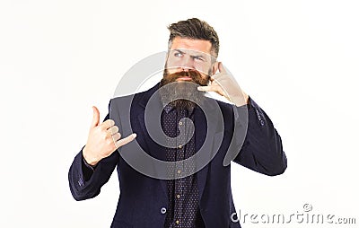 Funny face frustrated man Stock Photo