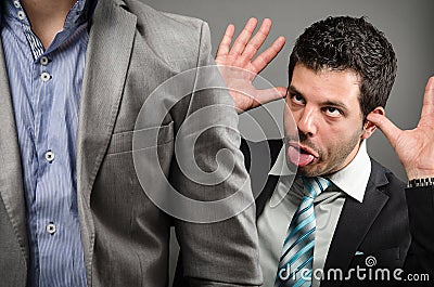 Funny faces Stock Photo