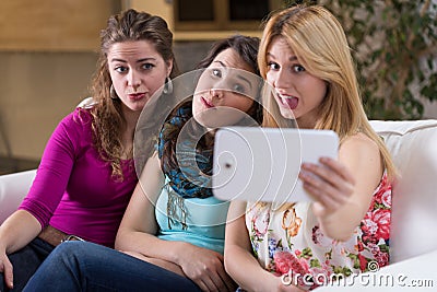 Funny faces Stock Photo