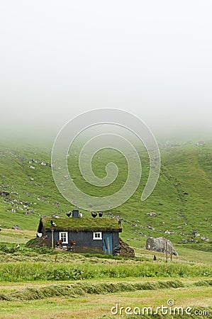 A funny little farm Stock Photo