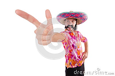 Funny mexican Stock Photo