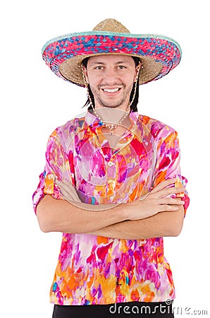 Funny mexican Stock Photo