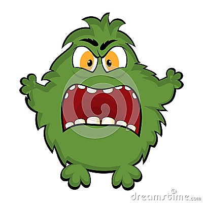 Funny monster Vector Illustration