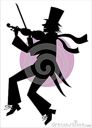 Funny musician Vector Illustration