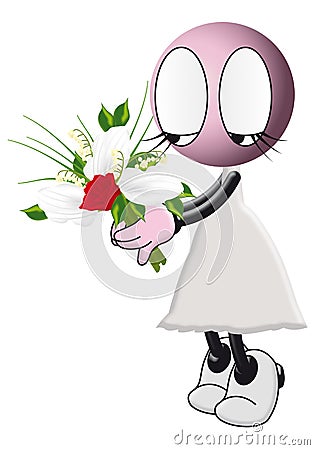Funny puppet Stock Photo