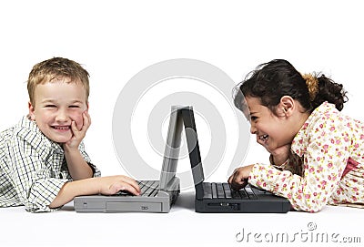 Funny Schoolwork Stock Photo