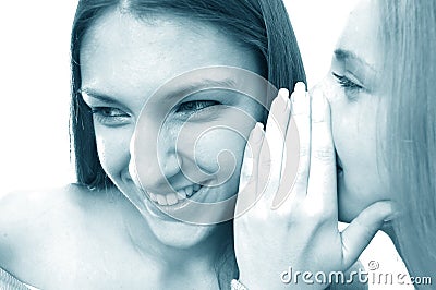 Funny secret Stock Photo