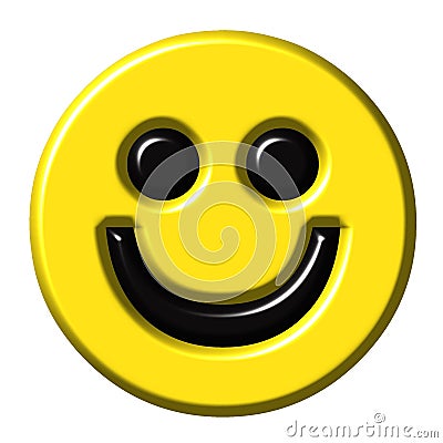 Funny Smiley Stock Photo