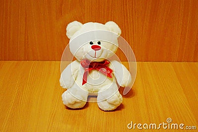 funny, smiling Teddy , bearchildren& x27;s toy, plush, Stock Photo