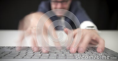 Funny Stressed Businessman Typing Fast on the Computer Keyboard, Time Lapse Video Stock Footage - Video of clerk, hard: 191393072 Funny Stressed Businessman Typing Fast on the Computer Keyboard, Time Lapse Video Stock Footage - Video of clerk, hard: 191393072