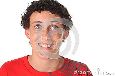 Funny young man Stock Photo