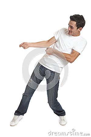 Funny Young Man Stock Photo