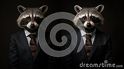 Fur nature portrait animals wild cute head wildlife mammal raccoon Stock Photo