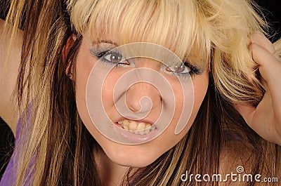 Furious Woman Pulling Hair Stock Image | CartoonDealer.com #9188557