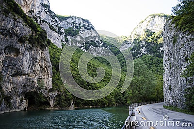 The Furlo pass, marche , Italy Stock Photo