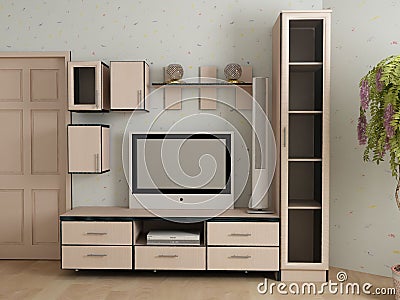 Furniture for an antechamber Stock Photo