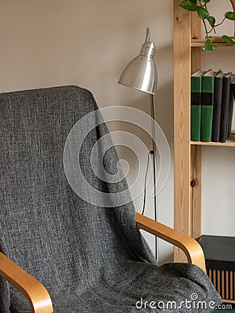 Furniture in personal library Stock Photo