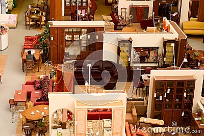 Furniture store Stock Photo