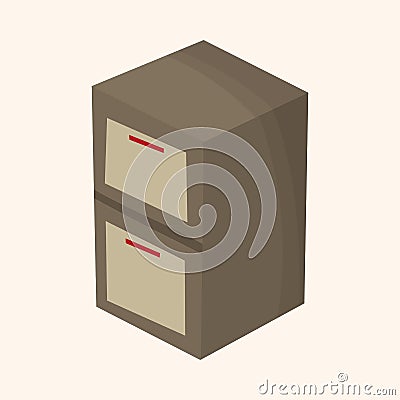 Furniture theme cabinet elements vector,eps Vector Illustration