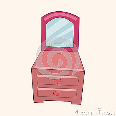 Furniture theme cabinet elements vector,eps Vector Illustration
