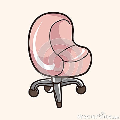 Furniture theme chair sofa elements vector,eps Vector Illustration