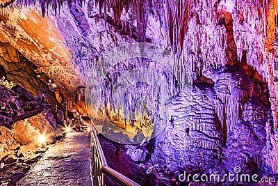 Furong Cave in Wulong Karst National Geology Park, China Stock Photo