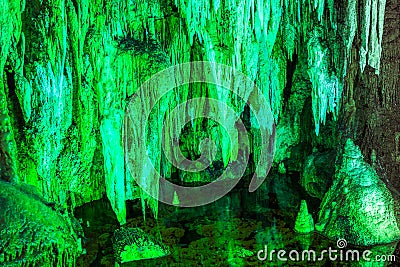 Furong Cave in Wulong Karst National Geology Park, China Stock Photo