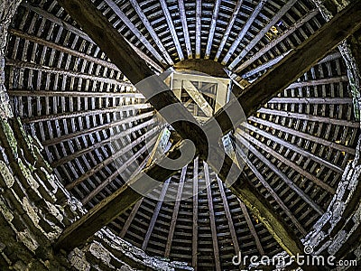 Furtho Manor Dovecote Interior Editorial Stock Photo