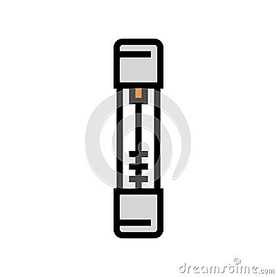 fuse electrical engineer color icon vector illustration Vector Illustration