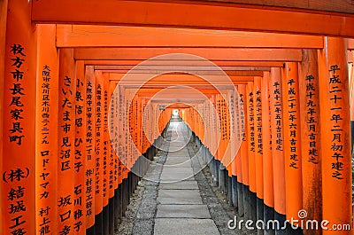 Fushimi Inari Shrine Stock Photo