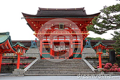 Fushimi Inari Shrine, an important Shinto shrine, in Southern Ky Stock Photo