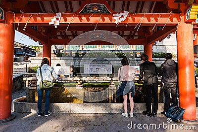 Fushimi Inari Taisha Shrine Editorial Stock Photo