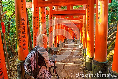 Fushimi Inari travel photographer Stock Photo
