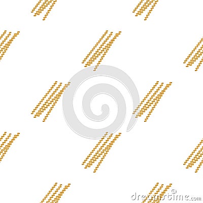 Fusilli bucati pasta icon in cartoon style isolated on white background. Types of pasta pattern stock vector Vector Illustration