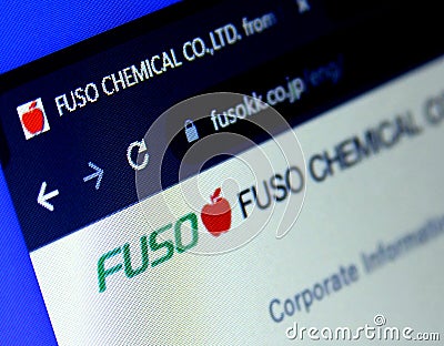 FUSO CHEMICAL electronic company Editorial Stock Photo