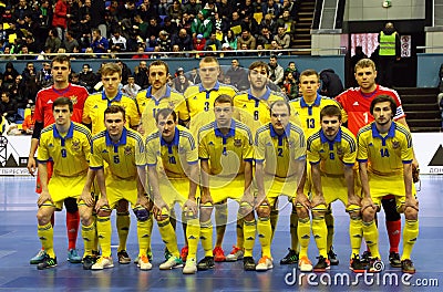 Futsal Friendly match Ukraine v Spain Editorial Stock Photo