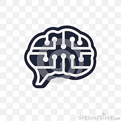 future Brain transparent icon. future Brain symbol design from F Vector Illustration