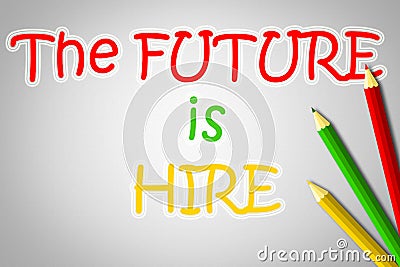 The Future Is Here Concept Stock Photo