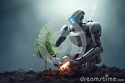 The future is here: the robotic farmer embracing smart technology Stock Photo